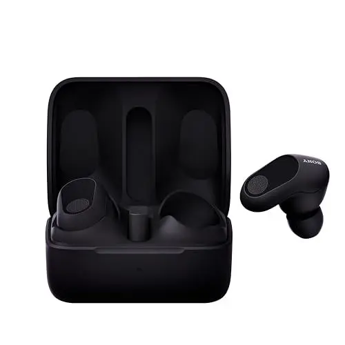 Produktbild: Sony INZONE Buds - True Wireless Esports Gaming Kopfhörer, Active Noise Cancelling, AI-Mikrofon, 24-Stunden-Akku + Schnellladung, 2,4GHz + LE Audio, Low Latency Dongle, PC & PS5-kompatibel - Schwarz