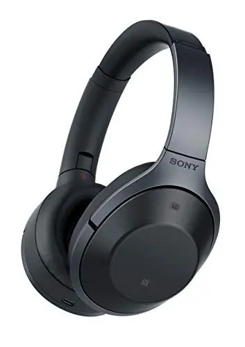Produktbild: Sony MDR-1000X kabelloser High-Resolution Kopfhörer (Noise Cancelling, Sense Engine, NFC, Bluetooth, bis zu 20 Stunden Akkulaufzeit) schwarz