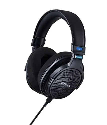 Produktbild: Sony MDR-MV1 Studio Monitor Open Back Headphones - Wired for Mixing & Mastering, Precise Neutral Sound at 5Hz-80kHz, Spatial & Stereo Sound, Detachable Screw-Fit Cable, Superior Comfort, Black