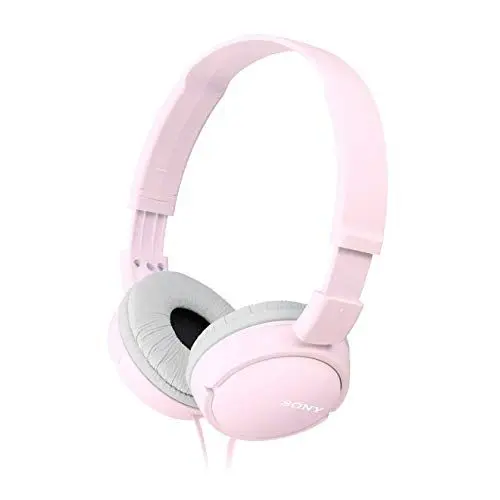 Produktbild: Sony MDR-ZX110 faltbarer Bügelkopfhörer Leistungsstarker Klang, rosa, 25