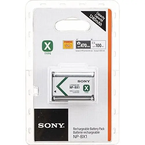 Produktbild: Sony NP-BX1 Li-Ion Akku (Typ X, 3,6V, 1240mAh) für Cyber-shot