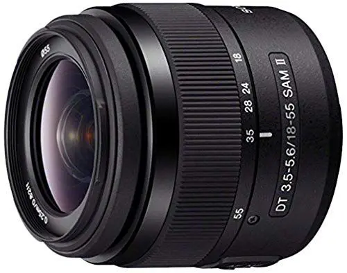 Produktbild: Sony SAL-1855-3 A-mount-Objektiv DT 18-55mm F3,5-5,6 SAM II schwarz