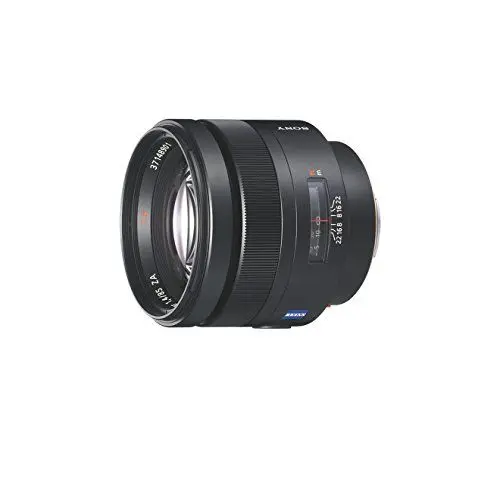 Produktbild: Sony SAL85F14Z, Tele-Objektiv (85 mm, F1,4 ZA, Planar T*, A-Mount Vollformat, geeignet für A99 Serie) schwarz