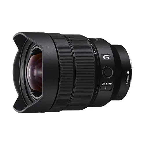 Produktbild: Sony SEL-1224G G Ultra-Weitwinkel-Zoom Objektiv (12-24 mm, F4, OSS, Vollformat, geeignet für A7, A6000, A5100, A5000 und Nex Serien, E-Mount) schwarz