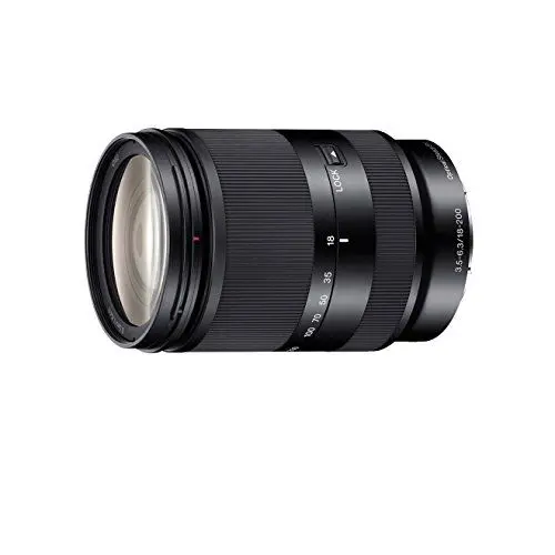 Produktbild: Sony SEL-18200LE Zoom-Objektiv (18-200 mm, F3.5-6.3, OSS, APS-C, geeignet für A6700, A6600, A6400, A6100, ZVE10, E-Mount) schwarz