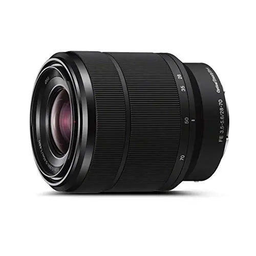 Produktbild: Sony SEL-2870 Standard-Zoom Objektiv (28-70 mm, F3.5–5.6, Vollformat, geeignet für A7, A6000, A5100, A5000 und Nex Serien, E-Mount) schwarz