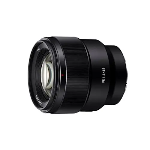 Produktbild: Sony SEL-85F18 Porträt Objektiv (Festbrennweite, 85 mm, F1.8, Vollformat, geeignet für A7, ZV-E10, A6000- und Nex-Serien, E-Mount) schwarz