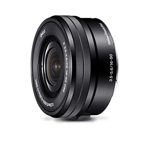 Produktbild: Sony SELP1650 Standard-Zoom-Objektiv (16-50 mm, F3.5–5.6, OSS, APS-C, geeignet für A6700, A6600, A6400, A6100, ZVE10, E-Mount) schwarz