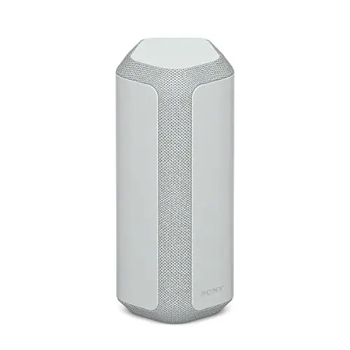 Produktbild: Sony SRS-XE300 - Tragbarer kabelloser Bluetooth-Lautsprecher mit breitem Klangbild - wasserdicht, stoßfest, 24 Stunden Akkulaufzeit und Schnellladung -Hellgrau