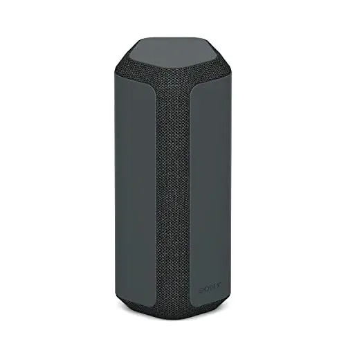 Produktbild: Sony SRS-XE300 - Tragbarer kabelloser Bluetooth-Lautsprecher mit breitem Klangbild - wasserdicht, stoßfest, 24 Stunden Akkulaufzeit und Schnellladung - Schwarz