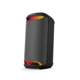 Produktbild: Sony SRS-XV500 - Kabelloser Bluetooth-Partylautsprecher mit kraftvollem Sound und MEGA BASS - 25 Stunden Akkulaufzeit, tragbar, LED-Beleuchtung, Party Connect, IPX4, Karaoke-Mikrofoneingänge - Schwarz