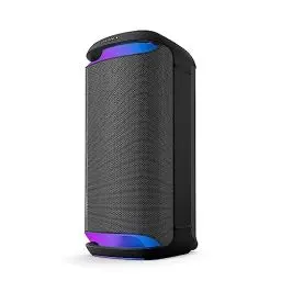 Produktbild: Sony SRS-XV800 - Bluetooth, Party Box Lautsprecher, Kraftvoller 360° Sound, tragbar, 5 Front-/2 Rücklautsprecher, MEGA Bass, 25h Akkulaufzeit, LED Licht, IPX4 wasserdicht, Schnellladung– Schwarz