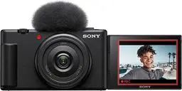 Produktbild: Sony Vlog Kamera ZV-1F | Digitalkamera (Klapp- und drehbares Display, 4K Video, Slow- Motion, Vlog Funktionen) - Schwarz