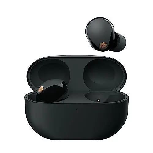 Produktbild: Sony WF-1000XM5 Kabellose Noise Cancelling Kopfhörer, Bluetooth, In-Ear-Kopfhörer, Mikrofon, bis zu 24 Stunden Akkulaufzeit, Schnellladefunktion, IPX4, iOS & Android kompatibel - Schwarz, klein