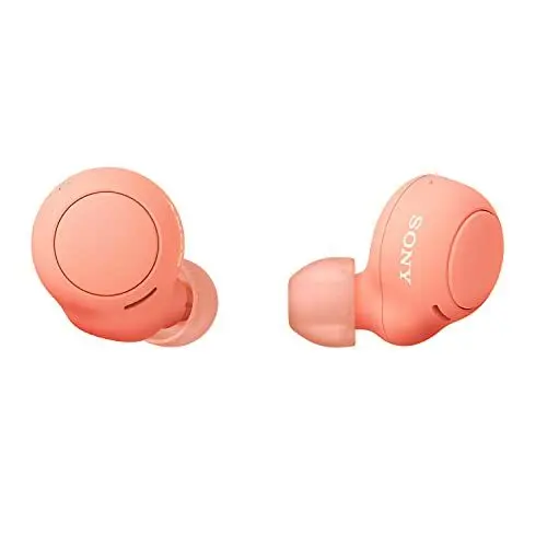 Produktbild: Sony WF-C500 kabellos, Bluetooth, In-Ear Earbuds (mit IPX4 Rating und bis zu 20h Akkulaufzeit) Orange, klein