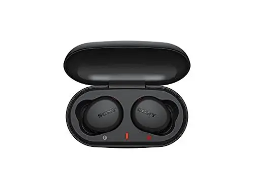 Produktbild: Sony WF-XB700 Drahtlose Bluetooth-Kopfhörer, 18 Stunden Akkulaufzeit und Schnellladefunktion sowie Sprachassistenten kompatibel, Schwarz