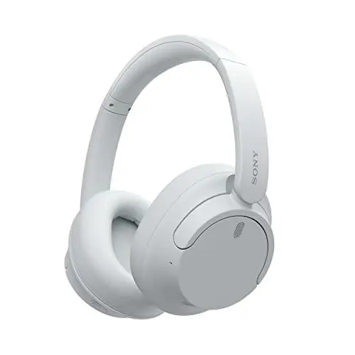 Produktbild: Sony WH-CH720N Kabelloser Bluetooth-Kopfhörer mit Noise Cancelling - bis zu 35 Stunden Akkulaufzeit und Schnellladefunktion - Weiß