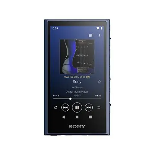Produktbild: Sony Walkman NW-A306 Touchscreen MP3 Player - 32GB, Bis zu 36h Akkulaufzeit, Verbesserte Soundqualität, Wi-Fi-kompatibel für direkten Musikdownload & Musikstreaming, blau
