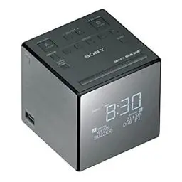 Produktbild: Sony XDR-C1DBP Uhrenradio, DAB/DAB+, digitalem Radioempfang, große Uhranzeige mit Helligkeitssetuerung, USB