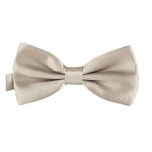 Produktbild: Sophie & Jules Fliege Schleife gebunden und verstellbar mit Hakenverschluß 12 x 6 cm Champagner