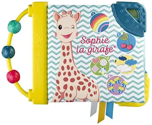 Produktbild: Sophie la Girafe – Kunststoff 1 Frühlernbuch für Babys, mehrfarbig – viele Aktivitäten – Sinne entwickeln: Hören, Tasten, Schmecken und Riechen und Sehen – Lernen mit Spaß