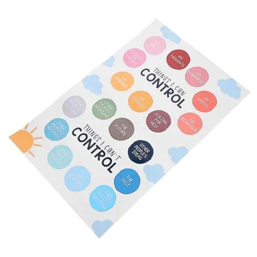 Produktbild: SOPOTUTU 1 Blatt Emotionale Poster Für Angst Motivationsposter Emotionen Poster Heimdekoration Wand Schlafzimmer Drucke Gemälde Für Wohnzimmer Wandposter Wanddekorationen
