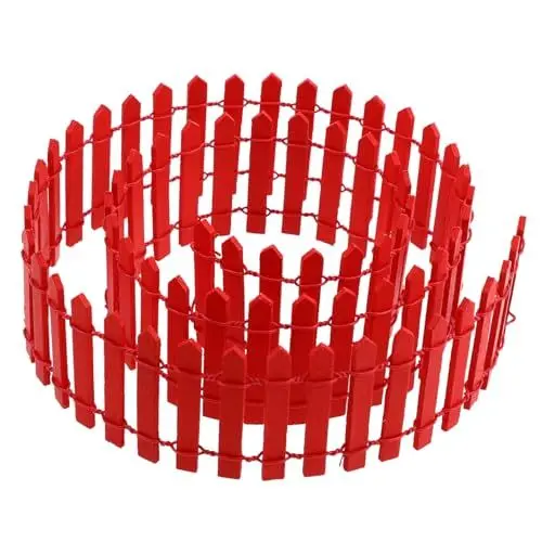 Produktbild: SOPOTUTU Holzzaun für Gartenprojekte Eleganter Robuster für Puppenhäuser und Bastelarbeiten Dekoratives Zubehör für Miniaturgärten
