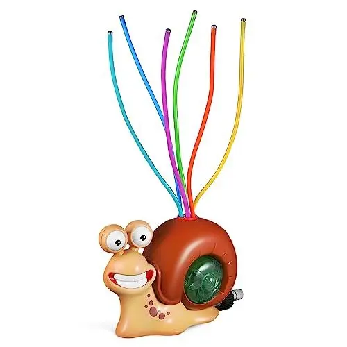 Produktbild: SOPOTUTU Wassersprinkler für Außen Spritzspaß mit Schlauchanschluss Kreatives Schnecken Design für Sommerliche Gartenabenteuer Fördert Spielerisches Lernen und Wasserspiele