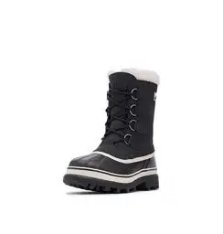 Produktbild: Sorel Caribou wasserdichte Schneestiefel für Damen, Schwarz (Black x Stone), 40.5 EU