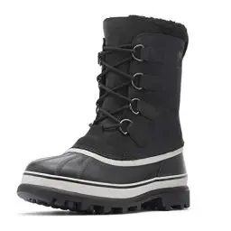 Produktbild: Sorel Caribou wasserdichte Schneestiefel für Herren, Schwarz (Black x Dark Stone), 44.5 EU