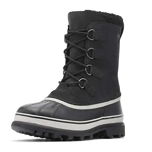 Produktbild: Sorel Caribou wasserdichte Schneestiefel für Herren, Schwarz (Black x Dark Stone), 44.5 EU