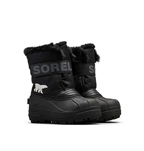 Produktbild: Sorel KIDS SNOW COMMANDER Schneestiefel für Unisex Baby, Schwarz (Black x Charcoal) - Children, 25 EU