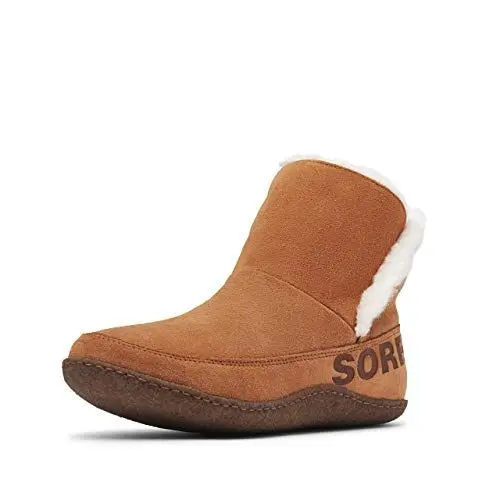 Produktbild: Sorel NAKISKA BOOTIE Hausschuhe Stiefel für Damen, Braun (Camel Brown x Natural), 42 EU