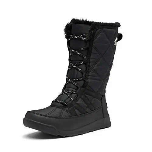 Produktbild: Sorel Whitney 2 Tall Lace Waterproof wasserdichte Winterstiefel für Damen, Schwarz (Black), 39 EU