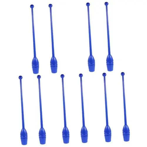 Produktbild: Sosoport 10 STK Aerobic-Sticks Drehstab rhythmische Sportgymnastik Gymnastikzubehör Gymnastikstäbe für Kinder Gymnastikstäbe für Tanz künstlerischer Stock dekorativer Stab Harzstab Plastik