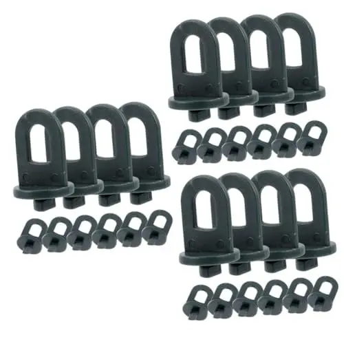 Produktbild: Sosoport 150 Stk Gewächshaus-Pflanzen clip Gewächshaus-Pflanzerclips Pflanzenhänger gestell für hängekorb pflanzenclips Kleiderbügel Anlage Gewächshauszubehör Blumenklammern Gemüse Haken