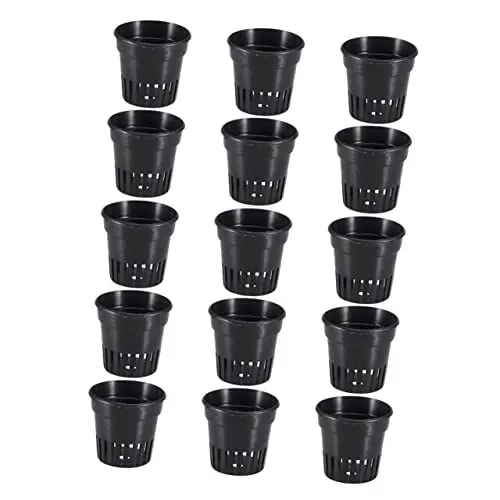 Produktbild: Sosoport 15St Wasser Pflanzen Korb Plastikkörbe Pflanzennetztopf Orchidee Gartentöpfe Gartennetzschalen Töpfe Gartenbehälter Hydroponik Wasserpflanzen Becken aus