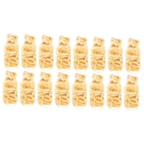 Produktbild: Sosoport 16 STK Brennholz brennende Feueranzünder Holzkohle-Pellets fett Campingzubehör Feuerzeuge grillzubehör Lagerfeueranzünder Notfall-Feuerstarter Heizung Startprogramm Überleben Kamin