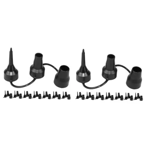 Produktbild: Sosoport 16 STK Luftpumpendüse Zubehör für Luftpumpen Ersatzdüsen für Luftbetten aufblasbare matratze aufblasbares Sofa Aufblasluftpumpe luftkompressor armaturen aufblasbare Bettdüsen Abs