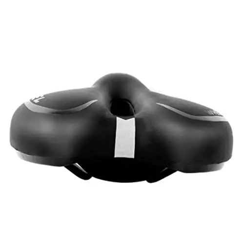 Produktbild: Sosoport Ergonomischer Fahrradsattel Aus Silikon Atmungsaktiv Elastisch Für Schwarz Für Sattel
