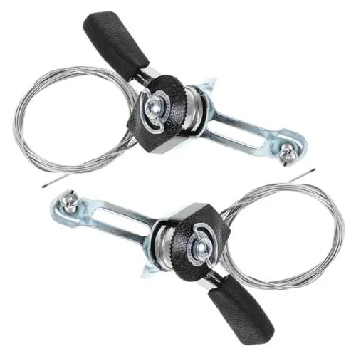 Produktbild: Sosoport 1 Paar Fahrradschalthebel mountainbike zubehör Fahrradgriffe Lenker Fahrrad-Trainingsgriff Fahrrad-Gangschaltung Fahrradschaltkabel Schnellspanner für Fahrradsattelklemme Aluminium