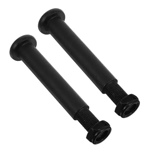 Produktbild: Sosoport 1 Paar Fitnessgeräte Pedalschrauben Zubehör Ellipsentrainer Pedal Ersatz Trainingsgeräteteil Stabiles Pedalspindel Trainer Stabilitätswerkzeug Fitnessteil Stahl Schwarz