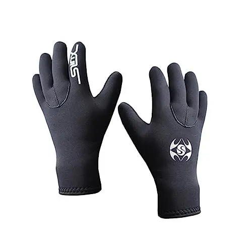 Produktbild: Sosoport 1 Paar Nicht-Handschuhe zum Schwimmen Tauchhandschuhe zum Angeln neopren Handschuhe neoprenhandschuhe Fäustlinge Ruderhandschuhe rutschfeste Handschuhe zum Schwimmen Tauchen