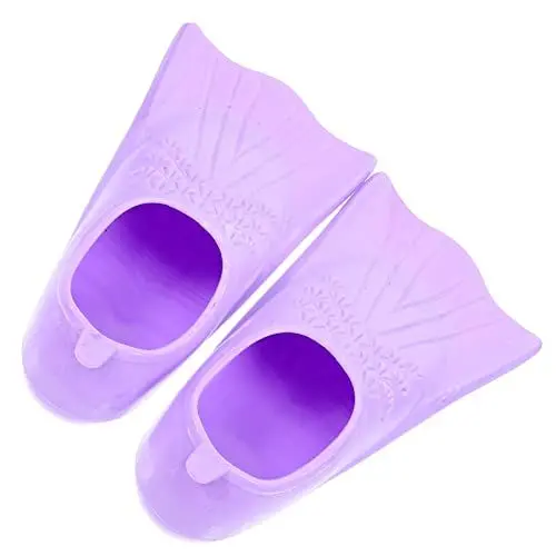 Produktbild: Sosoport Schnorchelflossen Tauchflossen Schwimmtrainingsflossen Für Frauen Männer Jungen Und Mädchen Offene Ferse Verstellbare Flossen Schnorcheln Und Schwimmen