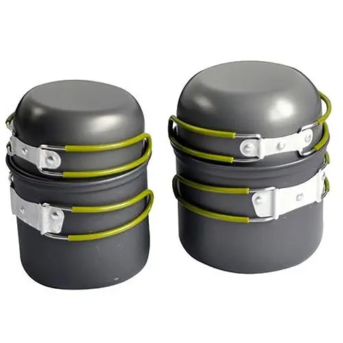 Produktbild: Aluminiumlegierung Outdoor Camping 2-3 Personen Topf Set Kochutensilien Zum Wandern