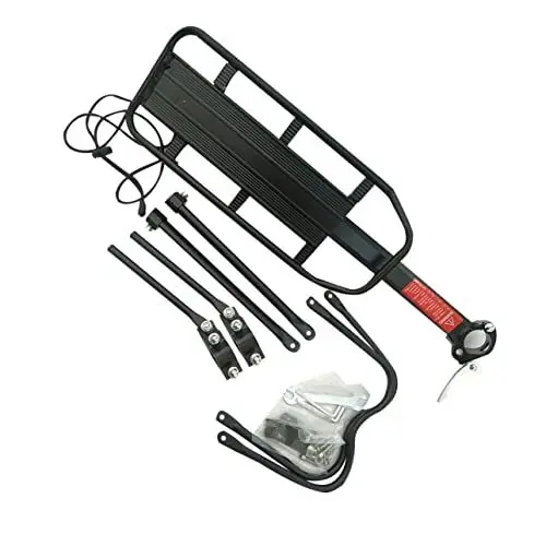 Produktbild: Sosoport 1 Satz Mountainbike zubehör Quick Release fahradzubehör Bike Accessories Gepäckaufbewahrung fahhrad zubebör kofferanhänger gepäckanhänger fahradzubeör Fahrrad Regal Gepäckablage