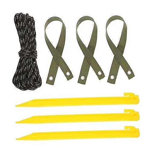 Produktbild: Sosoport Robustes Rasenkanten-Set Gartenpfähle für Bäume Pflanzenstützanker 1 Satz Baumgurte Pfähle für Den Garten Kunststoff-baumpfahl-Werkzeuge