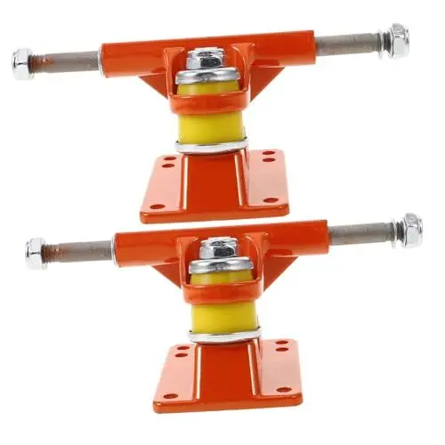 Produktbild: Sosoport 1 Satz Skateboard-brücke Skateboard Zubehör Skateboard Fur Kinder Reverse-Kingpin-Trucks Aluminium-Skateboard-Trucks Skateboard-zubehör Surfskate-Trucks Longboard-Trucks Orange 2st