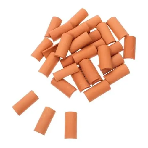 Produktbild: Sosoport 1 Satz Ziegelfliesenmodell Modell Dachziegel Miniatur-puppenhausfliesen Mini-dachziegel Puppenhausbauzubehör Gefälschte Dachziegel Miniaturmaterialien Miniatur-bauzubehör Ton 30st