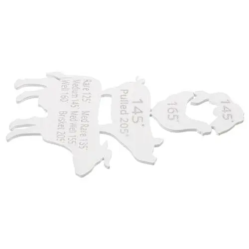 Produktbild: Sosoport 1 Set Fleischtemperatur-Metallmagnet Für Kühlschrank Und Grill Tiertemperaturmagnet Mit Innentemperaturen Garzeit Grill Räuchern Fleischzubehör Grillgeschenke